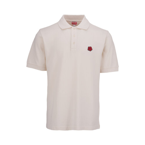 (MEN) GOTS BOKE FLOWER EMBROIDERED SLIM POLO