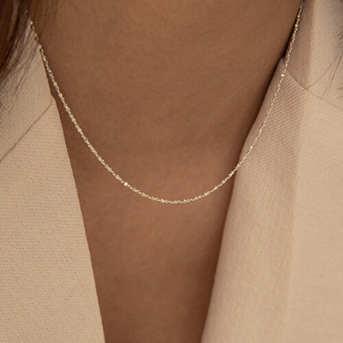 [申敏儿戴上]TWINKLE CHAIN NECKLACE