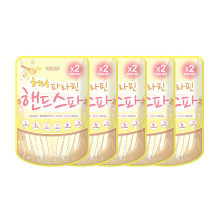 Honey Paraffin Hand Spa Mask 手膜5片/ 保湿/手足冰凉/手部管理