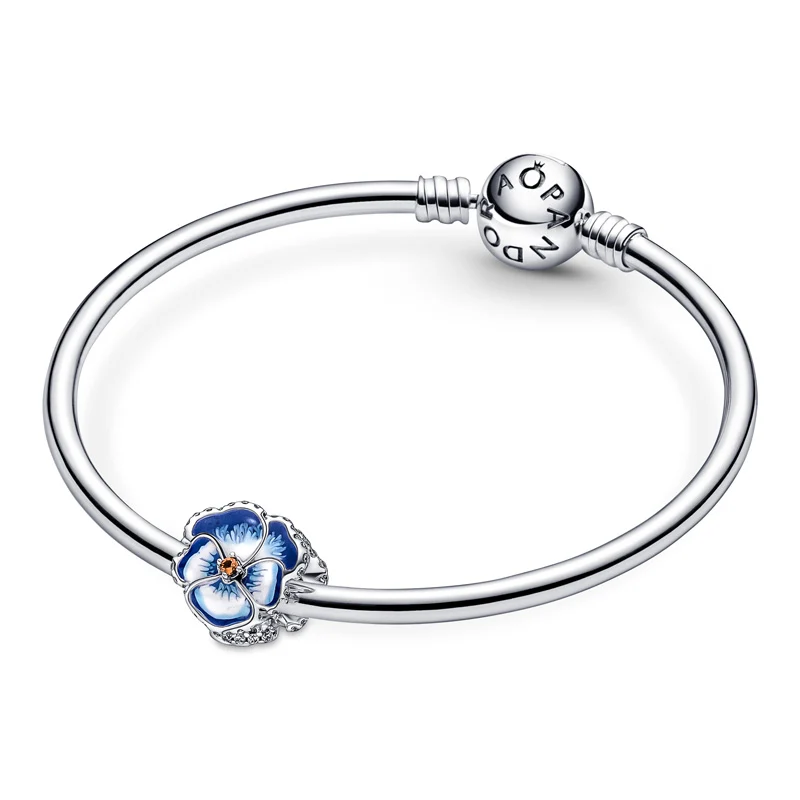 신세계인터넷면세점-판도라-bracelet-블루 팬지 플라워 참