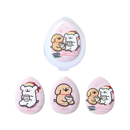 FLALIA 马尔济斯 Finger Puff 化妆粉扑 3入