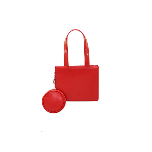 JELLY BEAN SQUARE BAG_RED