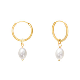 twinkling pearl Earrings