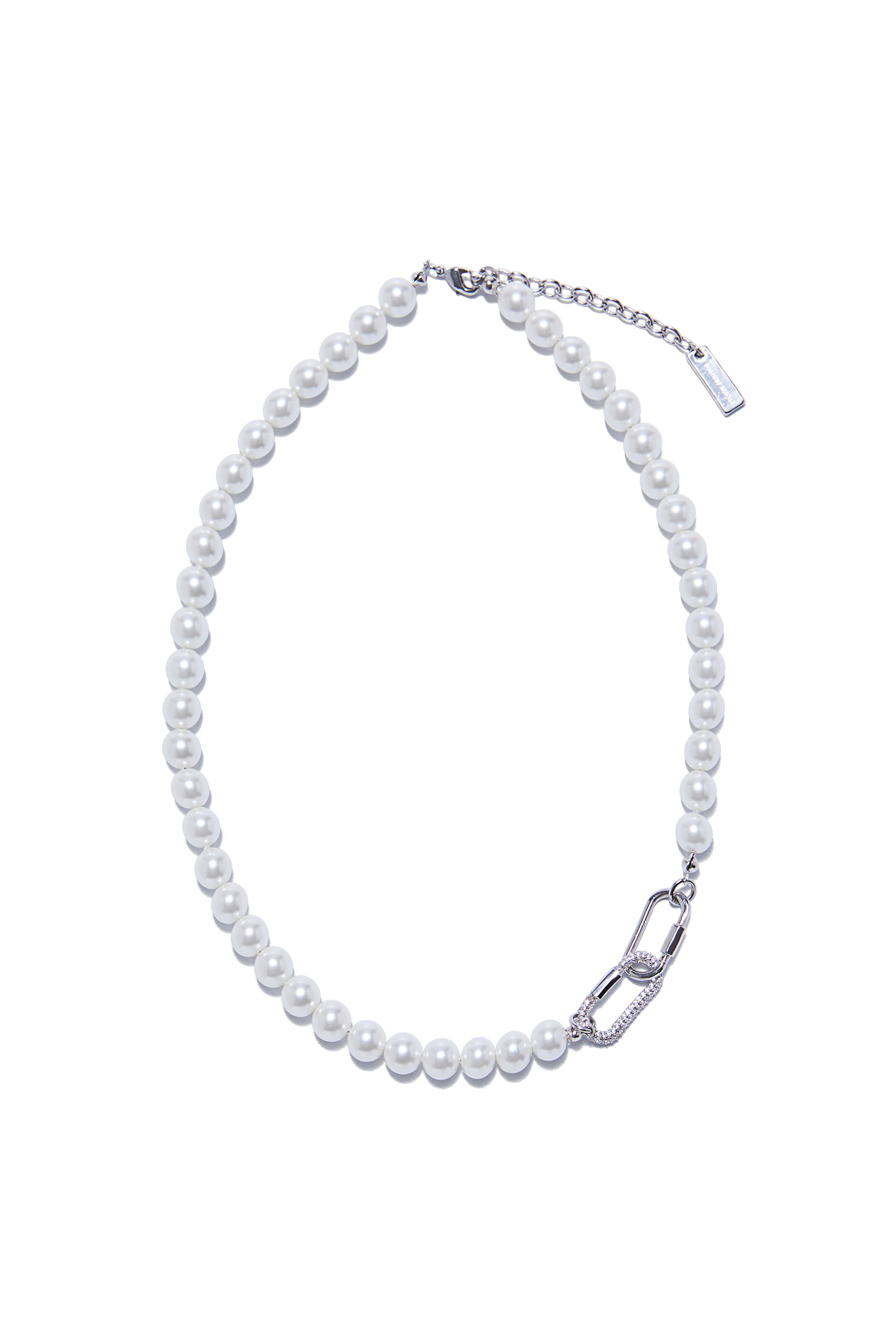 Two pendant pearl necklace SILVER - Portrait Report - 手表