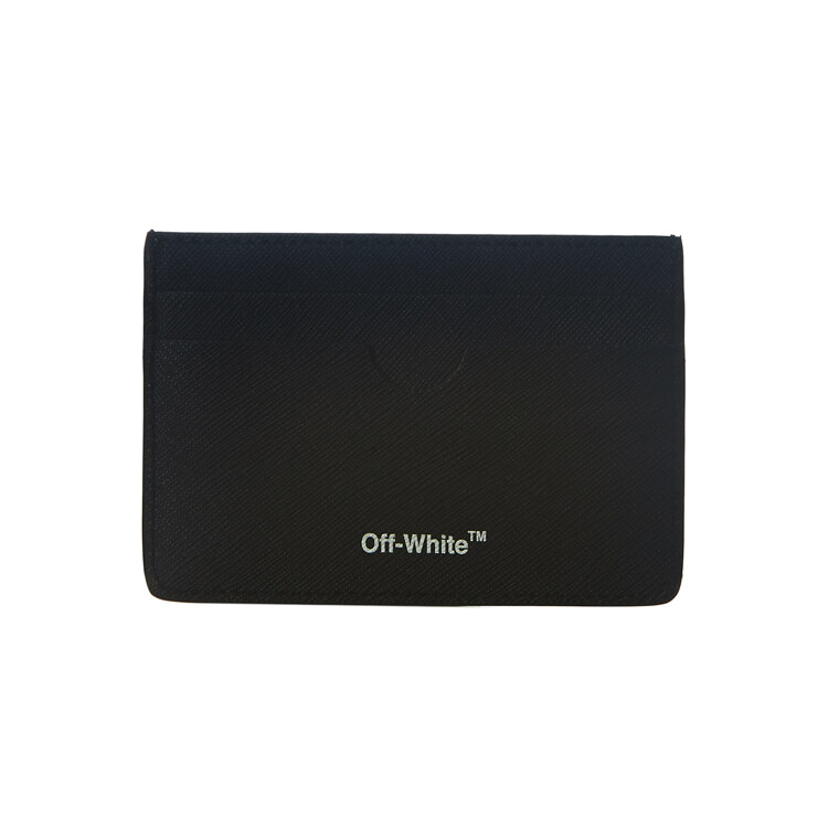 韩际新世界网上免税店-OFFWHITE-钱包-BINDER DIAG SAFF CARD CASE BLACK WHITE 卡包