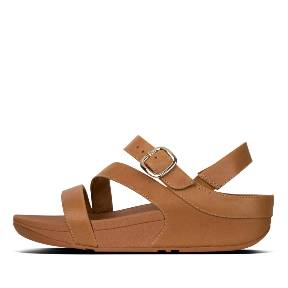 Women THE SKINNY II BACK-STRAP SANDALS Caramel