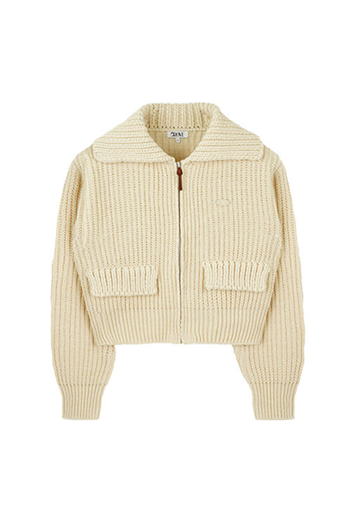 韩际新世界网上免税店-GROVE-服饰-22FW WREN KNT ZIPUP_CR 上衣