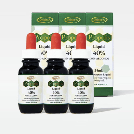 PROPOLIS ALCOHOL LIQUID 40% 蜂胶液 3btls x 1pk