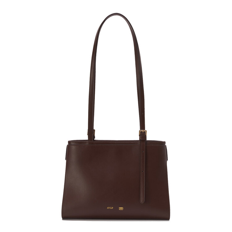 韩际新世界网上免税店-ATCLIP-女士箱包-SMALL LINK BAG (choco brown)