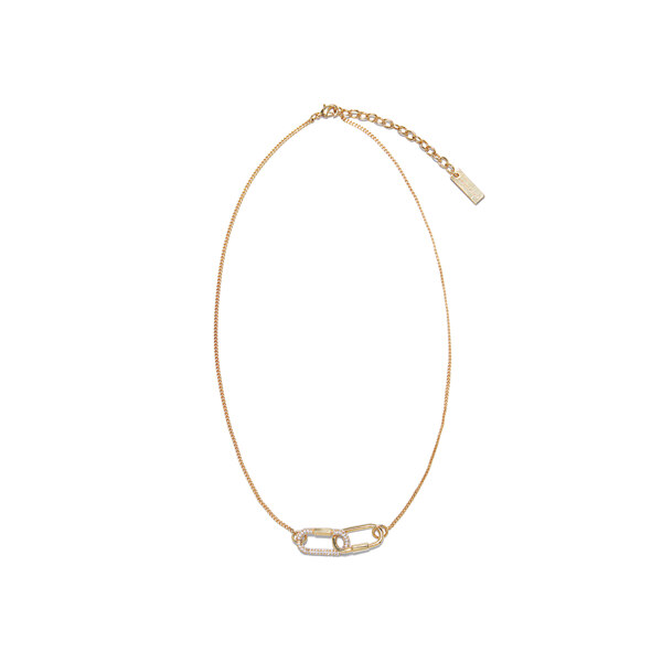 신세계인터넷면세점-포트레이트리포트-necklace-Two pendant chain necklace GOLD