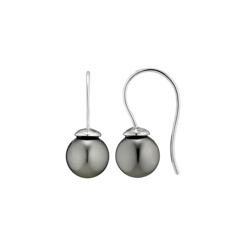 Deux.silver.161 / haute croc earring (gray)