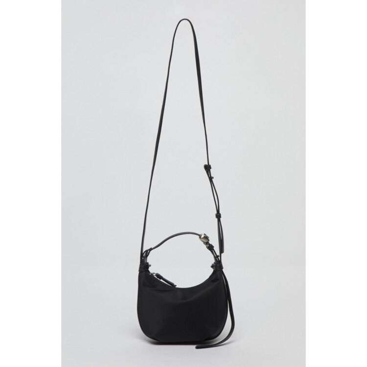 Mini luv moon bag(Nylon black)