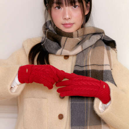 TWIST POINT OVLA GLOVES_RED