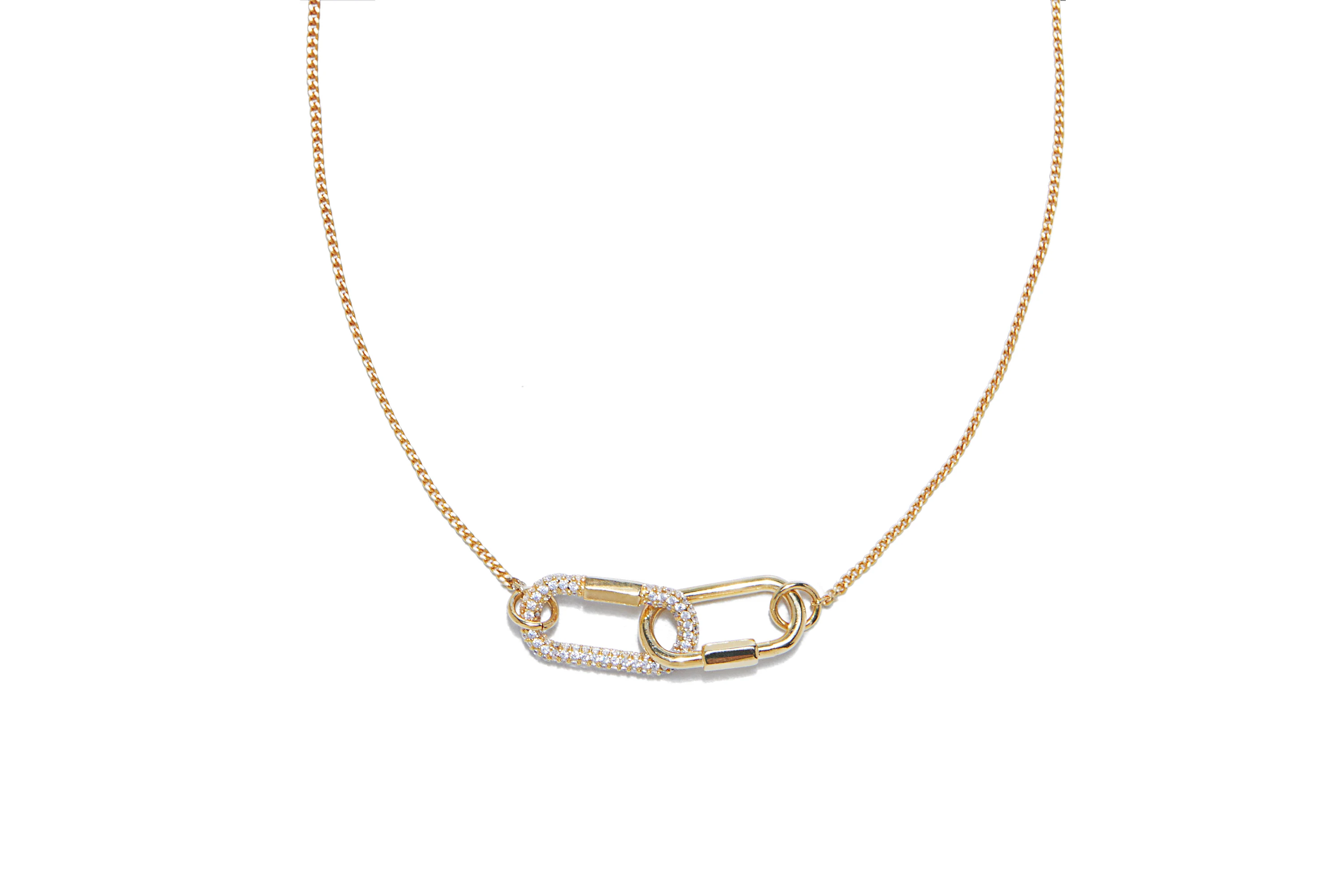 신세계인터넷면세점-포트레이트리포트-necklace-Two pendant chain necklace GOLD