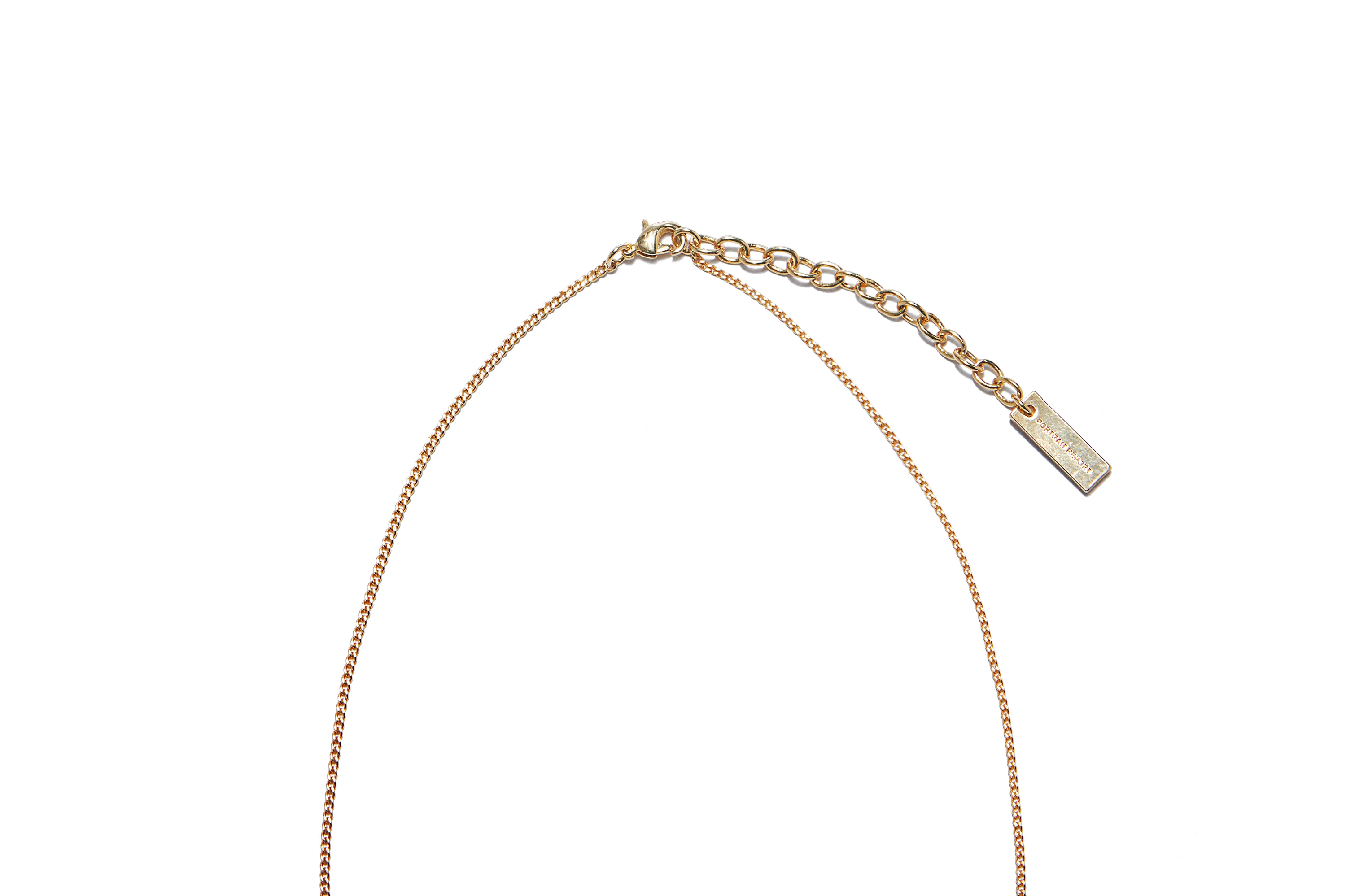 신세계인터넷면세점-포트레이트리포트-necklace-Two pendant chain necklace GOLD