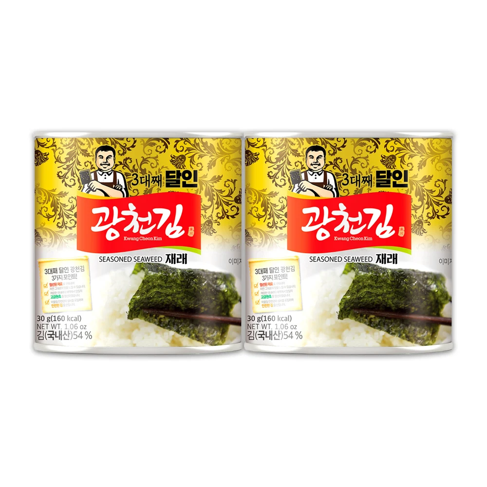 신세계인터넷면세점-바프-광천김 캔김 (30g×2p)