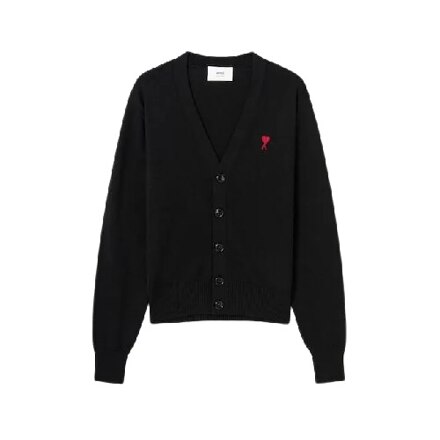 (UNISEX) CARDIGAN WITH ADC BFHKC111.KN0025 (BLACK)