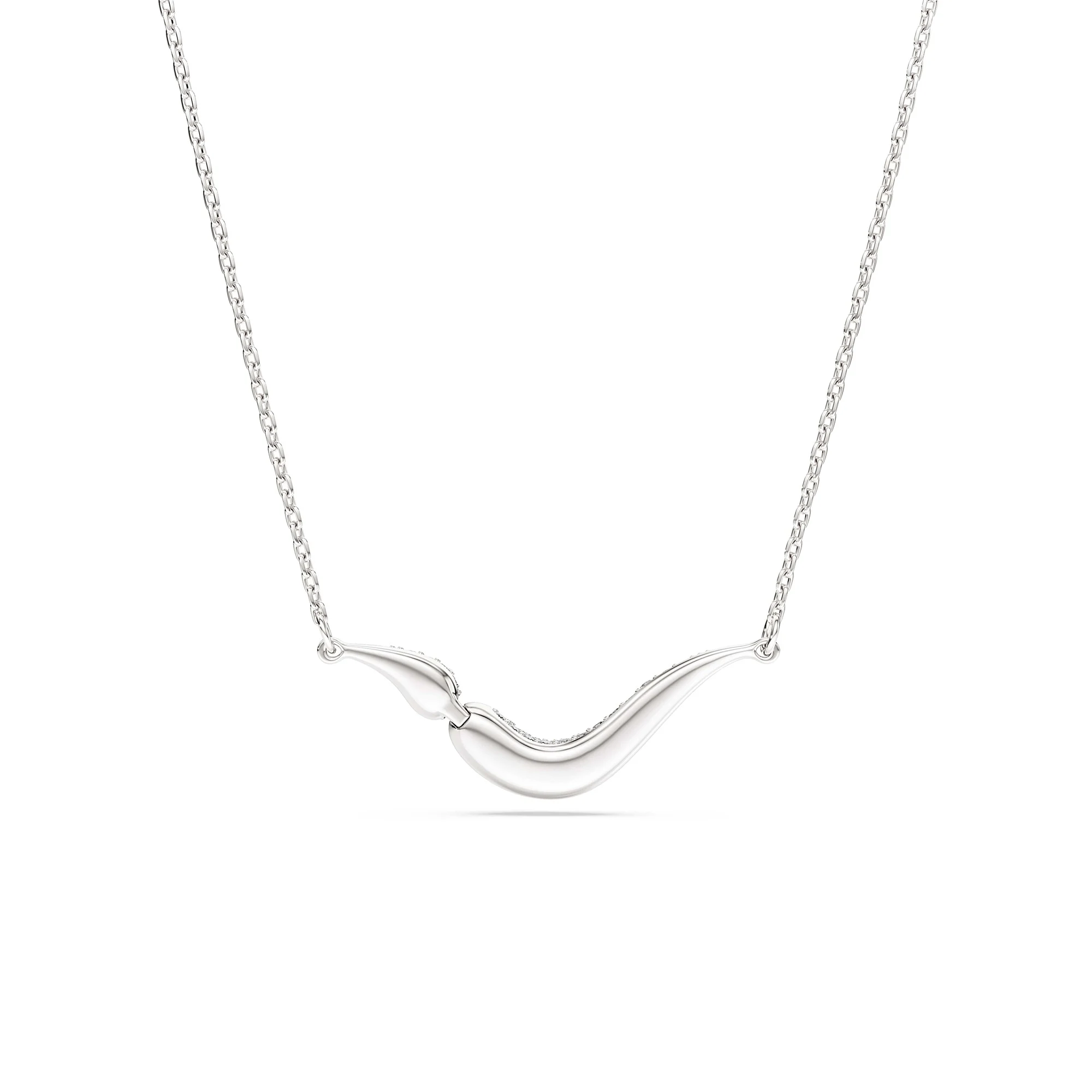 신세계인터넷면세점-스와로브스키-necklace-Classica 네크리스, 라운드 컷, 화이트, 스털링 실버