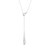 신세계인터넷면세점-스와로브스키-necklace-Classica Y 펜던트, 라운드 컷, 화이트, 스털링 실버
