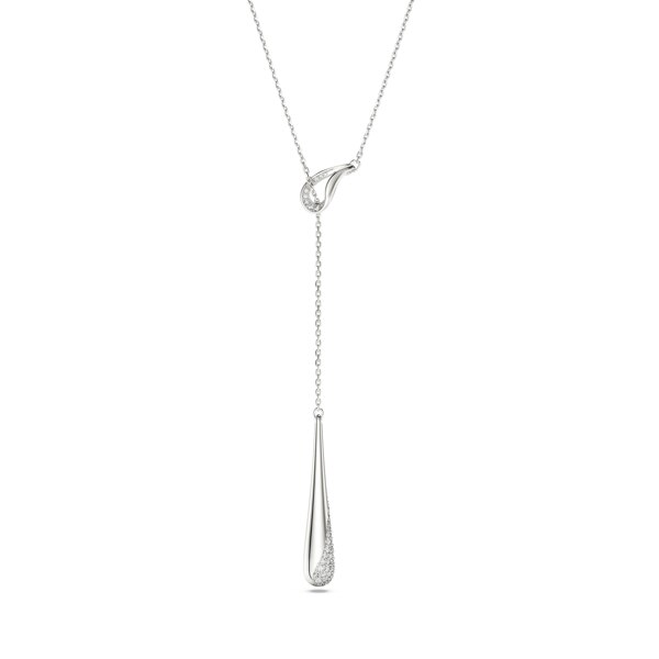 신세계인터넷면세점-스와로브스키-necklace-Classica Y 펜던트, 라운드 컷, 화이트, 스털링 실버