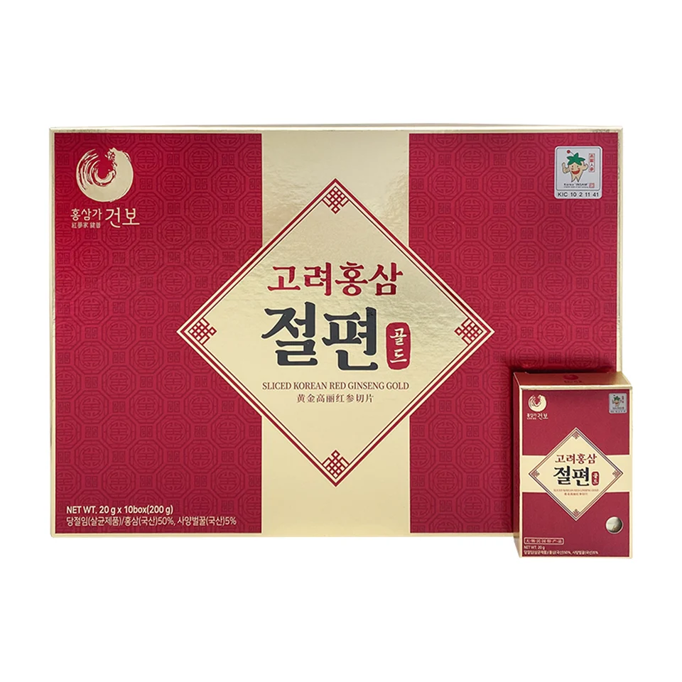 신세계인터넷면세점-홍삼가 건보-홍삼가 고려홍삼절편골드200g(20g*10개입)