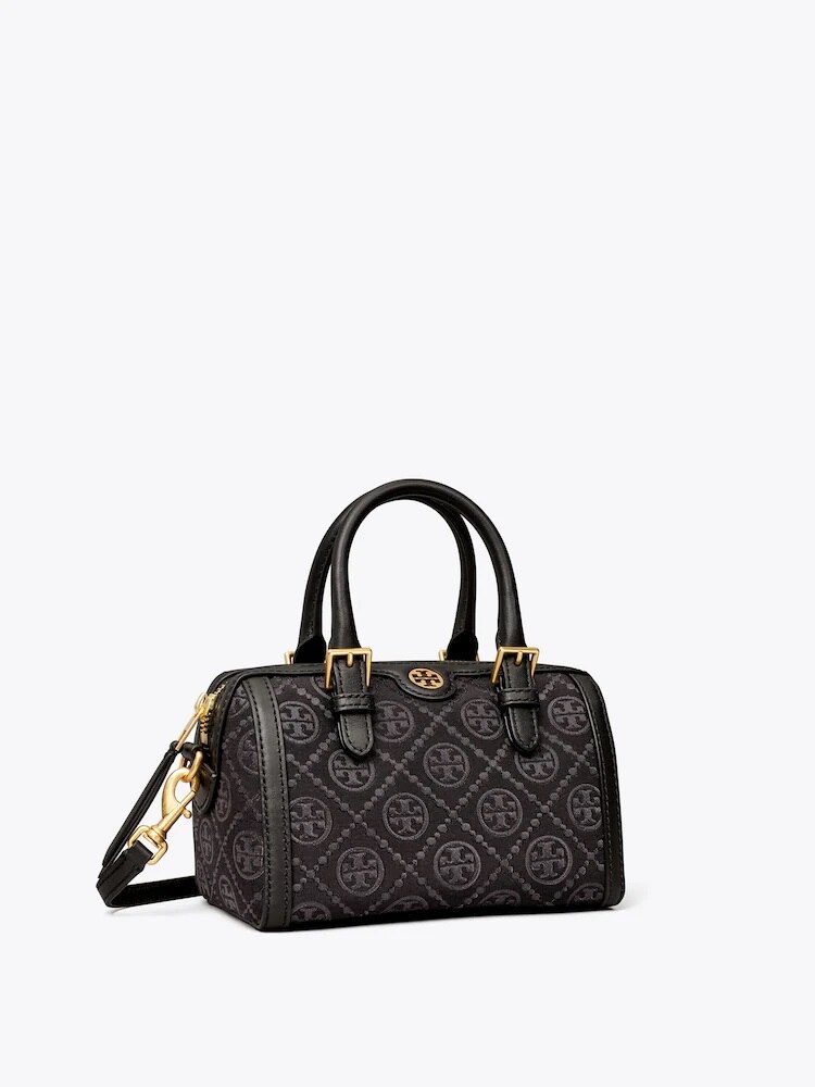 T Monogram Petite Barrel Bag