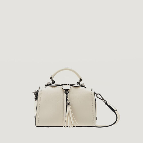 Greta Mini Square Shoulder 26 Ivory