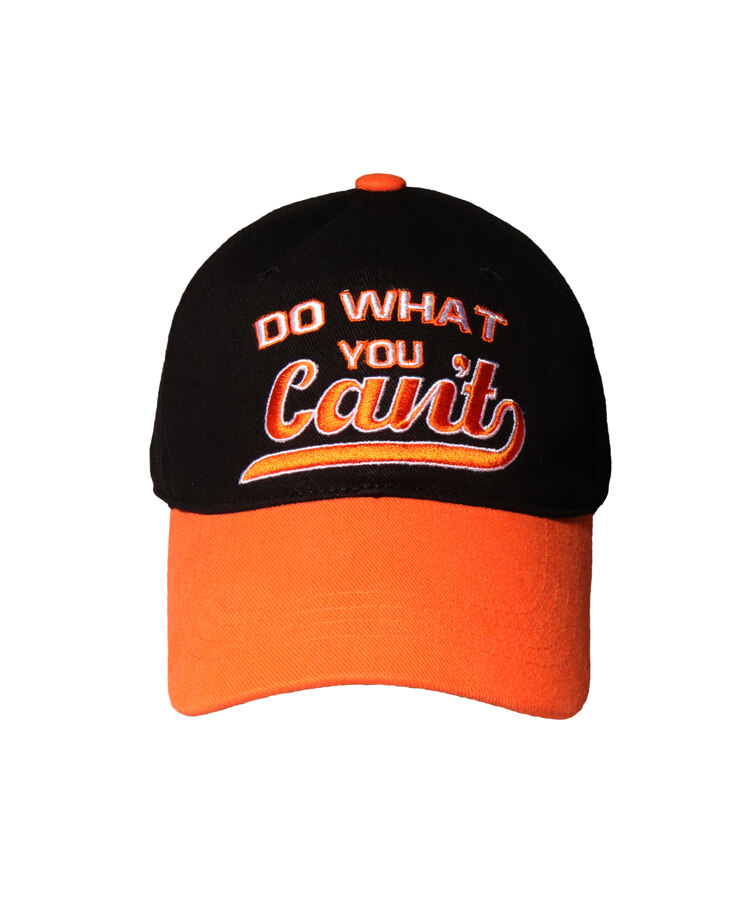 BB DO WHAT BLACK/ORANGE BALL CAP 帽子