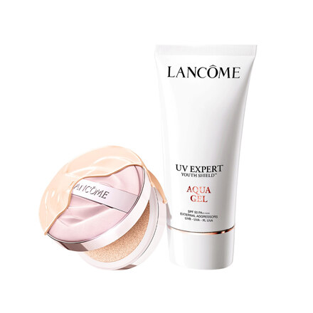 스킨 이돌 3 세럼 파인커버 쿠션 N10 & UV 엑스퍼트 유스 쉴드 아쿠아 젤 50ml