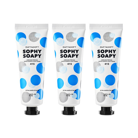 Enriched Perfume HandCream SophySoapy 50ml trio
