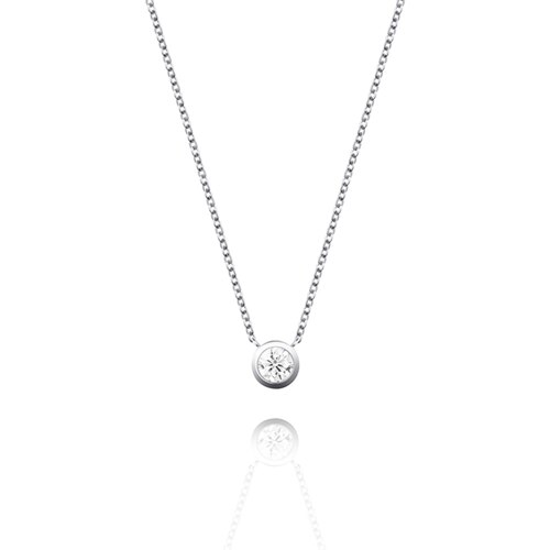 Vela SA26AB1F 14K 0.2CT LAB-GROWN DIAMOND NECKLACE 项链