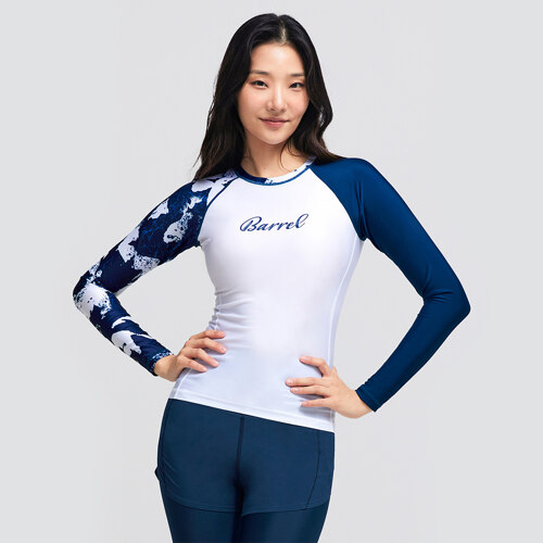 韩际新世界网上免税店-BARREL-GIRLS-女士冲浪潜水服 FLOWER FIGURE