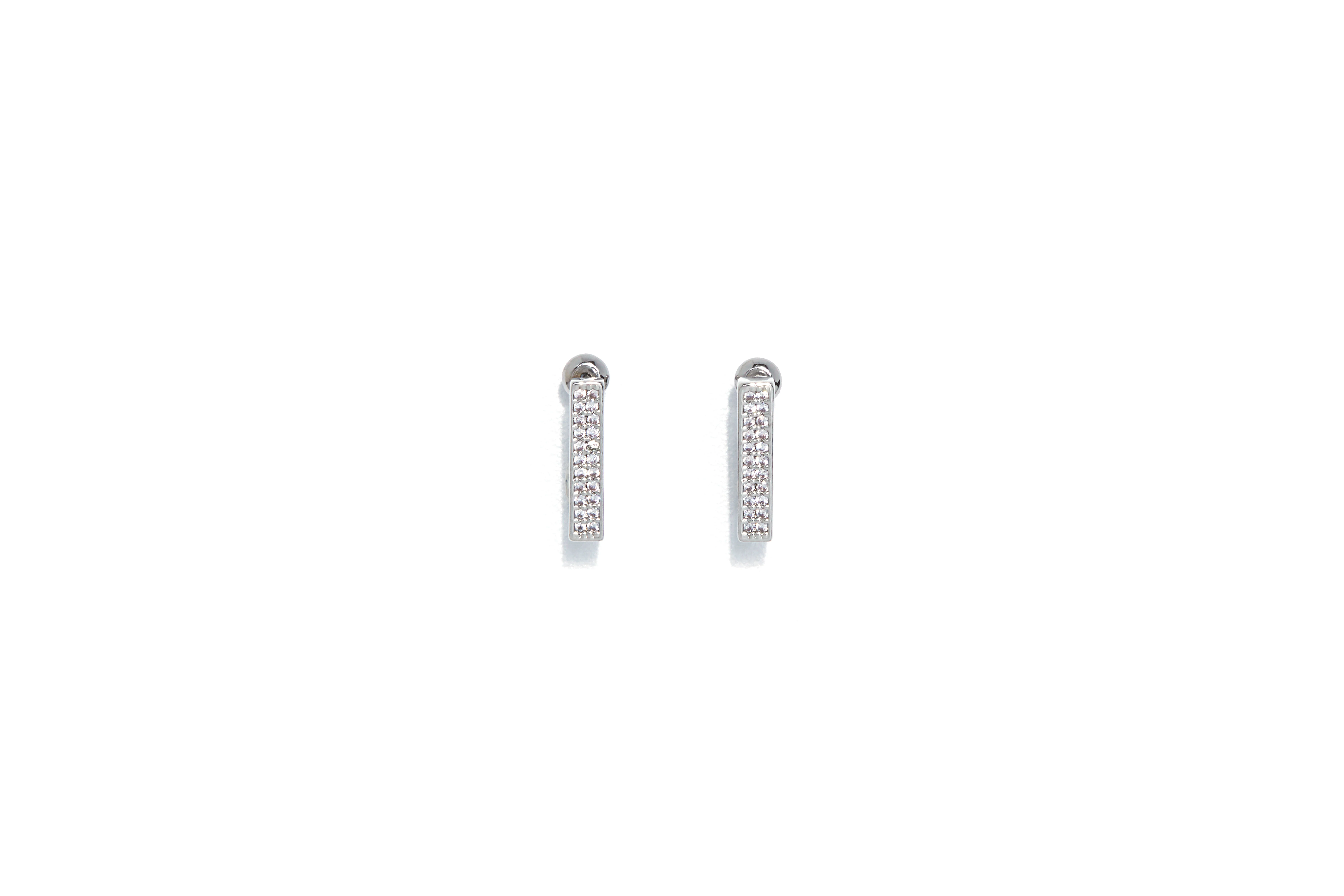 신세계인터넷면세점-포트레이트리포트-earring-Hailey Rectangular Swarovski Earring/SIVER,SWAROVSKI