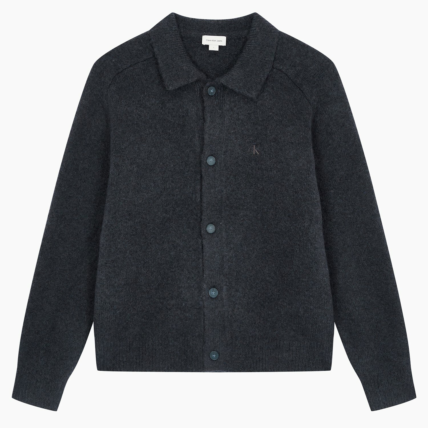 Men's Button Collar Knit Cardigan