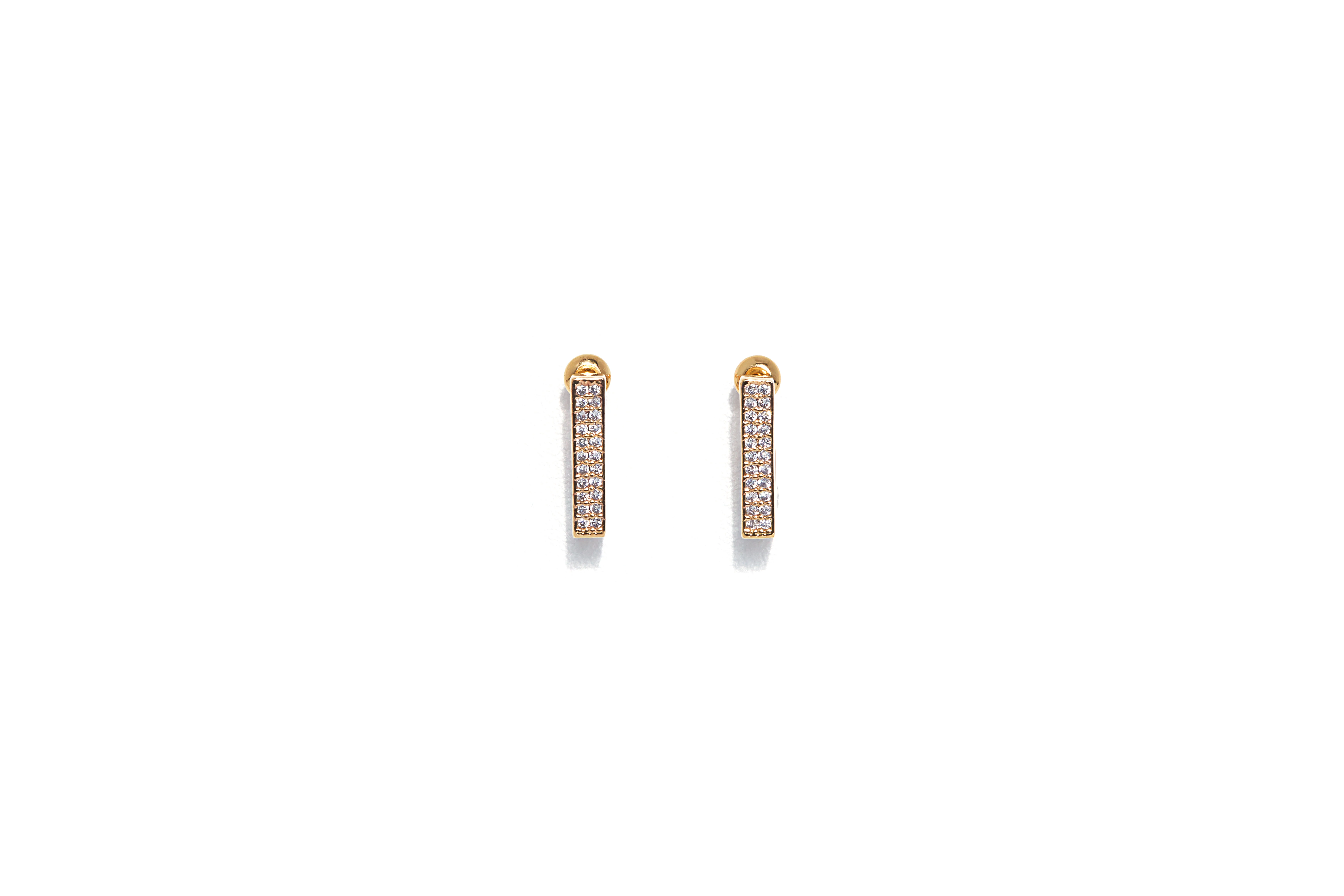 신세계인터넷면세점-포트레이트리포트-earring-Hailey Rectangular Swarovski Earring/GOLD,SWAROVSKI