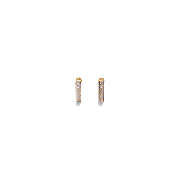 신세계인터넷면세점-포트레이트리포트-earring-Hailey Rectangular Swarovski Earring/GOLD,SWAROVSKI