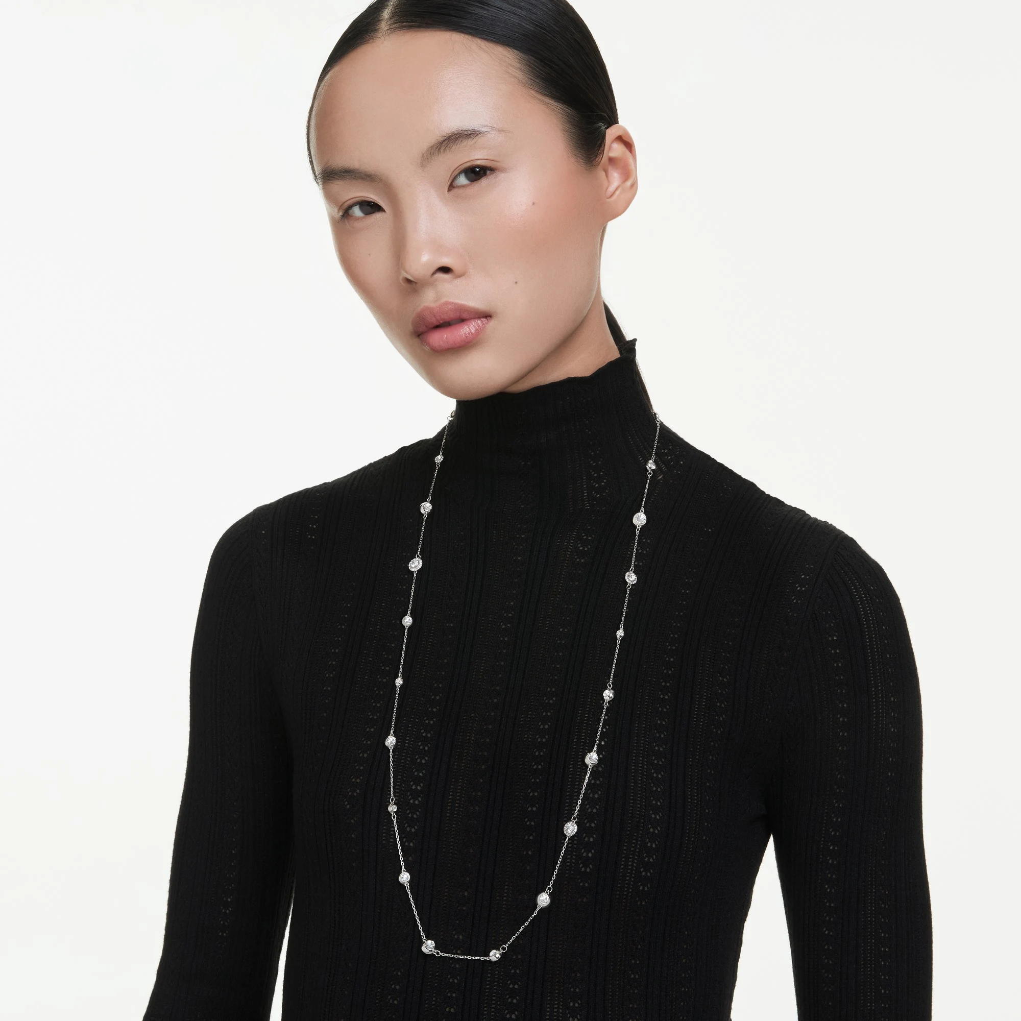 신세계인터넷면세점-스와로브스키-necklace-UNA:STRAND DOUBLE SIDE CRE/RHS