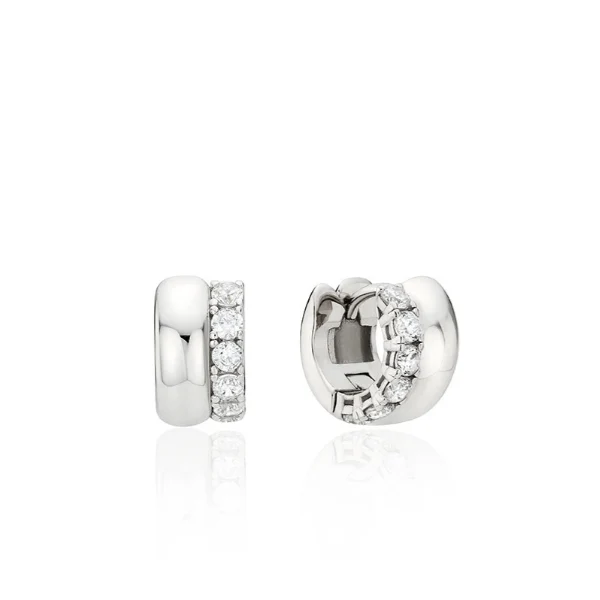 신세계인터넷면세점-이에르로르-earring-샴페인 풀문 실버(W) 듀오 샤인 귀걸이 S
