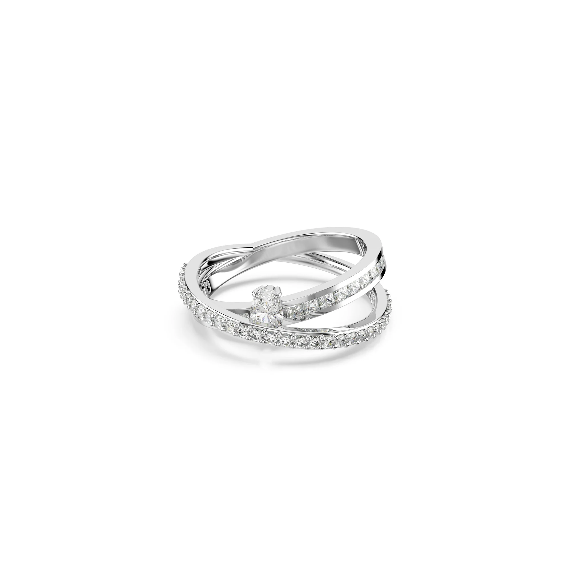 신세계인터넷면세점-스와로브스키-ring-HYPERBOLA:RING 2 ROW WHITE/RHS 55