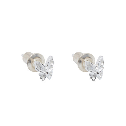 Butterfly Earrings 실버 (pair)