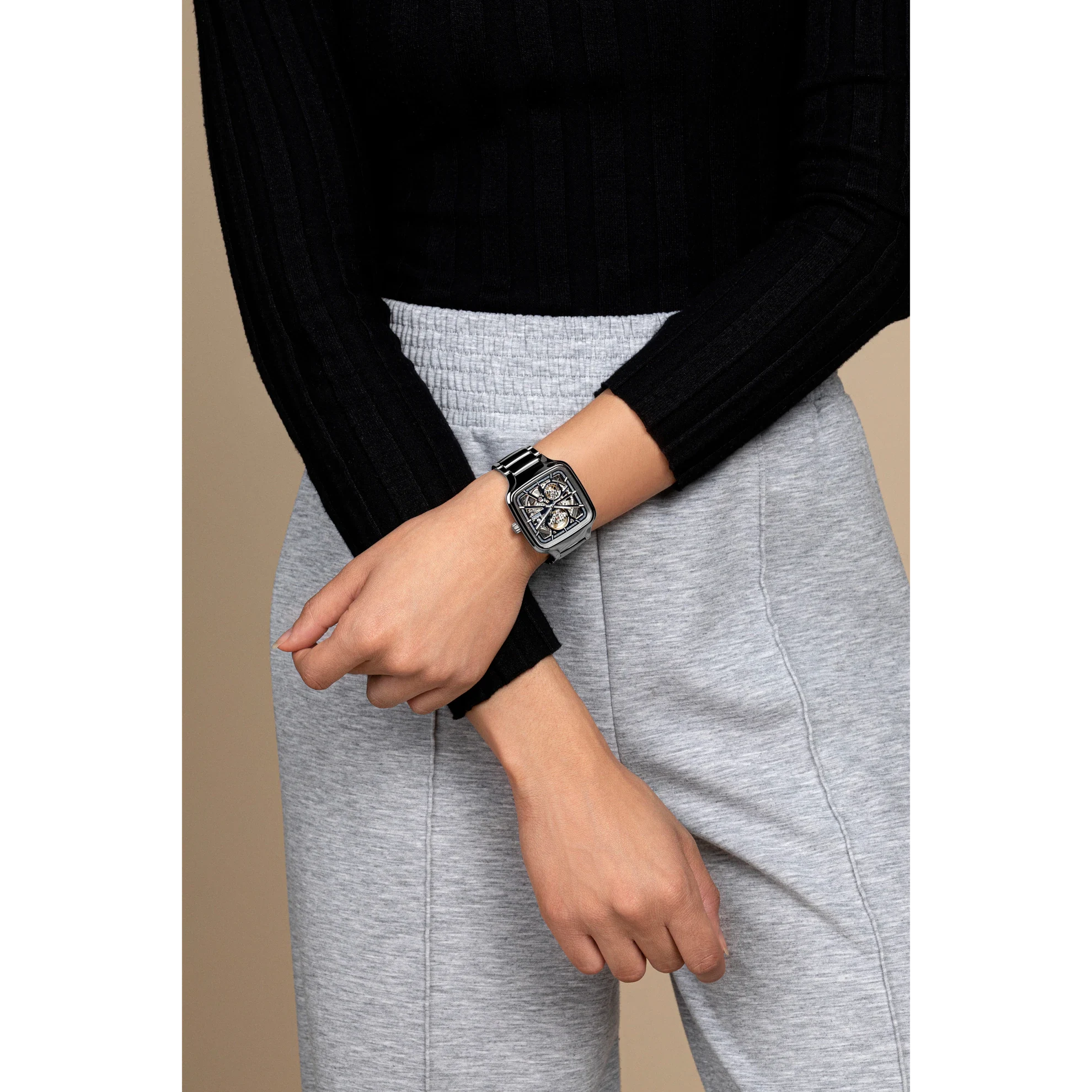 신세계인터넷면세점-라도-unisex_watch-True Square Automatic Open Heart / 남여공용