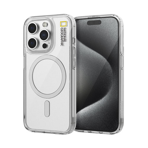 韩际新世界网上免税店-NATIONAL GEOGRAPHIC(ACC)-SMARTDEVICEACC-iPhone 15 Pro Maxafe Clear Case 手机壳