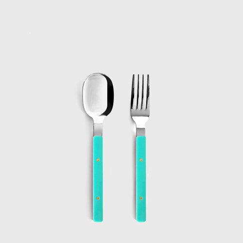 Bonbon Cutlery Kids Dessert Mint (Spoon + Fork) (儿童餐具)