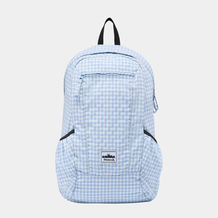 POCKET BAG V1 GINGHAM CHECK_天空蓝