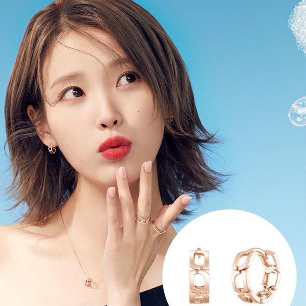 THE J 14K Rose Gold Earrings JJSJE04BS403R4000