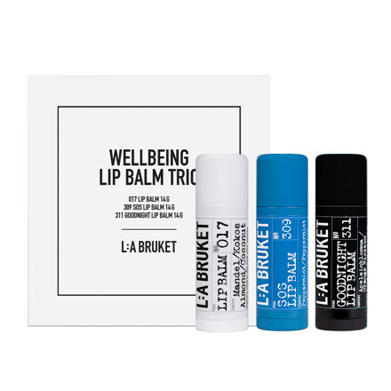 Wellbeing Lip Balm Trio (Original + SOS + Goodnight) 唇膏套装