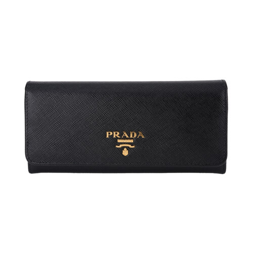 韩际新世界网上免税店-PRADA-钱包-LARGE SAFFIANO LEATHER WALLET