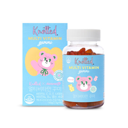 KNOTTED MULTIVITAMIN GUMMI 复合维生素 60颗 (1个月份量)