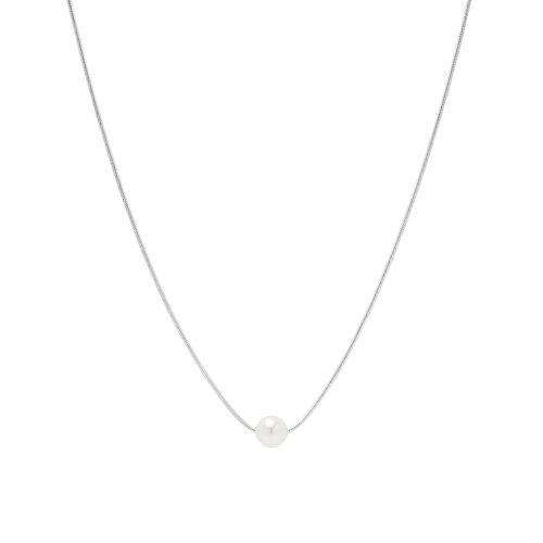 Un.silver.129 / bondir necklace (silver/pearl)