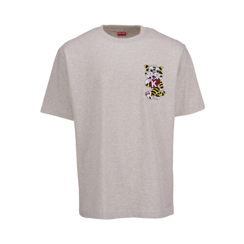 (MEN) GOTS KENZO WILD TIGER EMBROIDERED OVERSIZE T-SHIRT